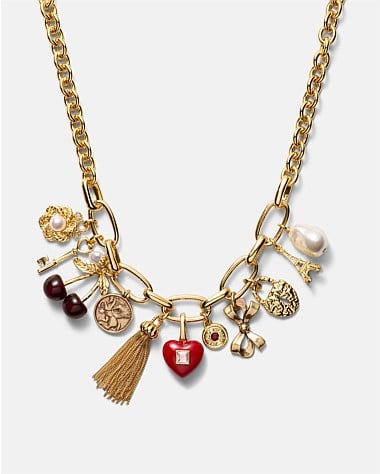 Noir Charms Necklace