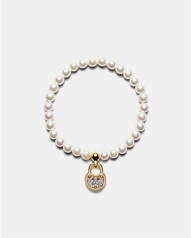 Lockette Pearl Bracelet