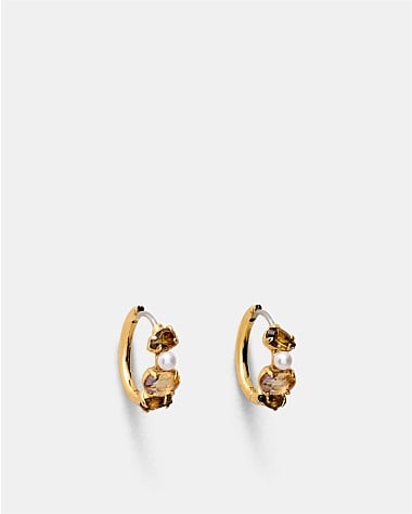 Bejewel Mini Hoop Earrings