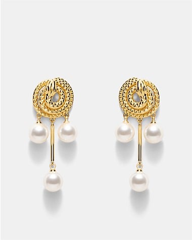 Serpentina Pearl Earrings