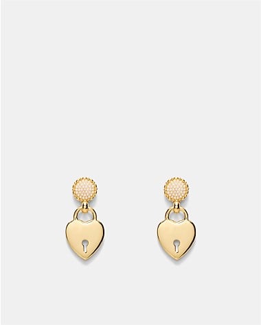 Locked In Love Earrings