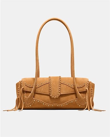 Sable Studded Shoulder Bag