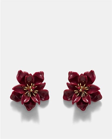 Vienne Flower Stud Earrings