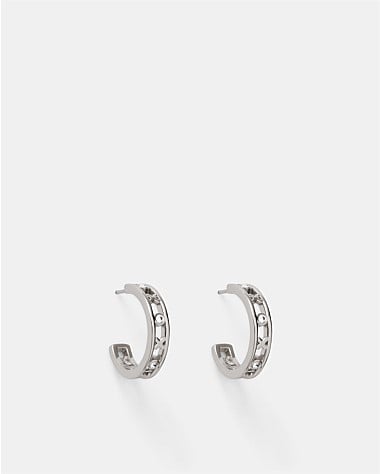 Amulet Hoop Earrings