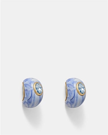 Destined Resin Hoop Earrings