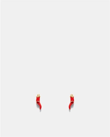 Cornicello Stud Earrings