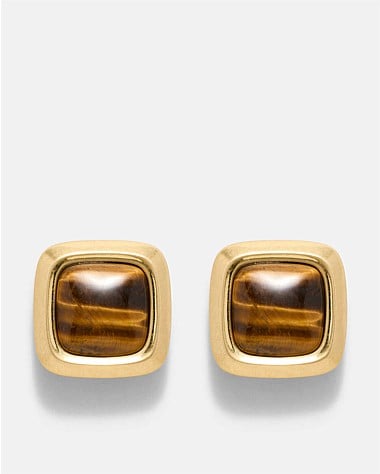 Abundance Stone Stud Earrings