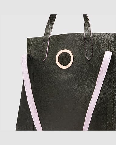 LEATHER SOLIS TOTE BAG