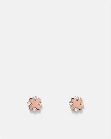 Supermicra Halo Stud Earrings