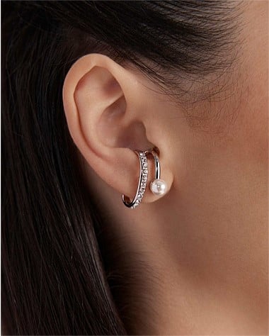 Rebound Double Hoop Earrings