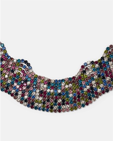 Dazzle Crystal Choker Necklace