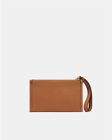 Patch Leather Pouch