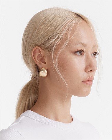 Nova Hoop Stud Earrings