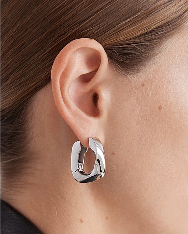 In A Twist Huggie Hoop Earrings