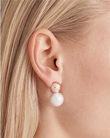 So Smooth Pearl Drop Earrings