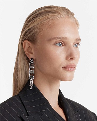 Coruscant Long Drop Earrings