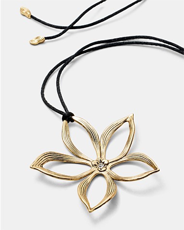 Wild Flower Cord Necklace