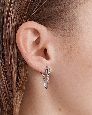 Star Struck Chain Stud Earrings