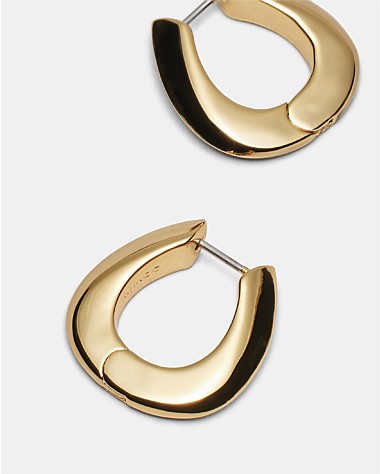 Cool Cat Hoop Earrings