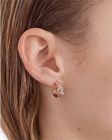 Knot Me Micro Hoop Earrings