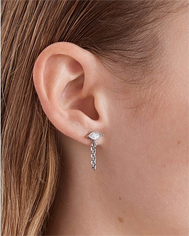 Vibe Chain Stud Earrings