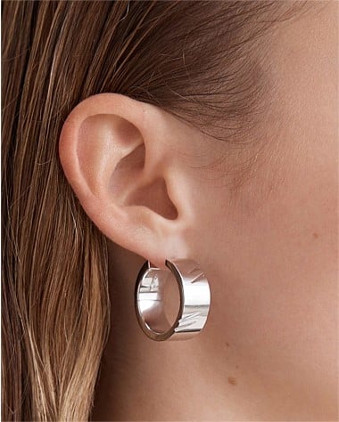 Instrumental Huggie Hoop Earrings