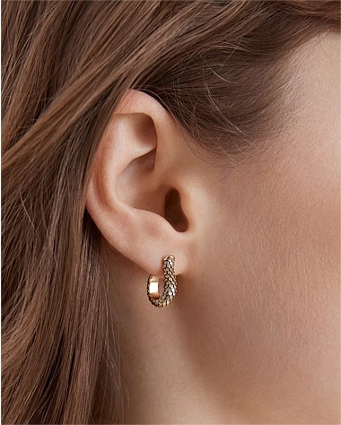 Scales Hoop Earrings