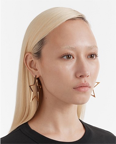 Atomic Hoop Earrings