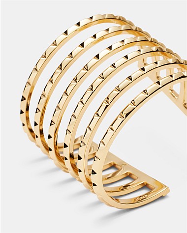 Slay To The Rhythm Wide Cuff Bracelet