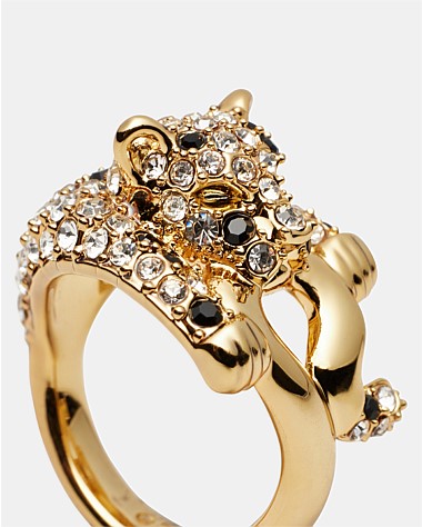 Need Some Hot Stuff Pave Jaguar Ring