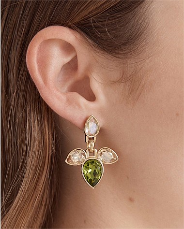 Pull Up To The Bumper Crystal Small Drop Earrings