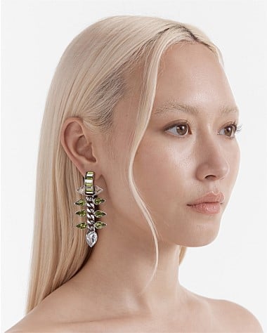 Pull Up To The Bumper Crystal Drop Earring