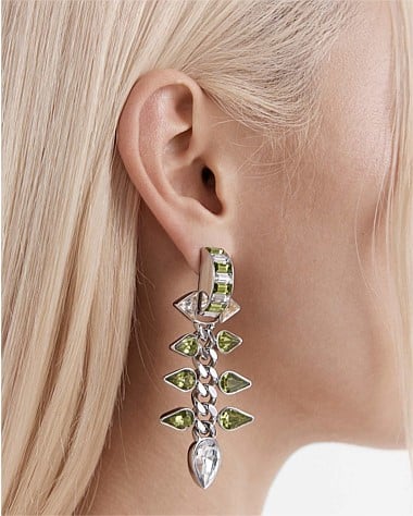 Pull Up To The Bumper Crystal Drop Earring