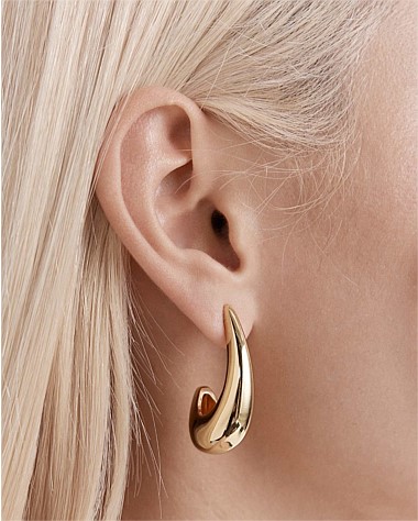 The Podium Hoop Earrings