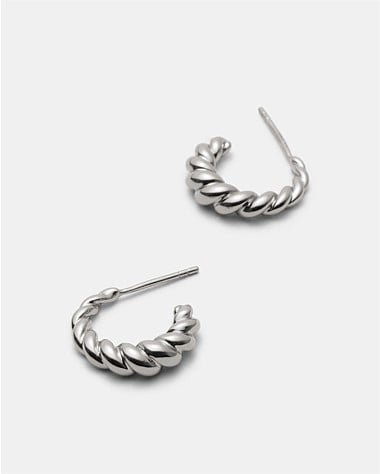 Croissant Hoop Earrings