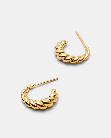 Croissant Hoop Earrings