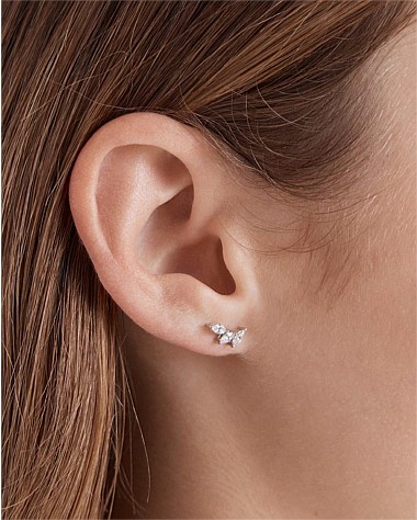 Quill Cluster Stud Earrings