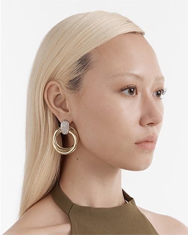 Fame Oversized Drop Earrings