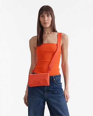 Puffy Nylon Crossbody Bag