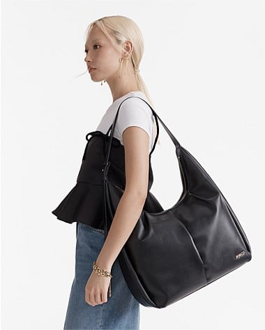 Donna Large Zip Hobo Bag