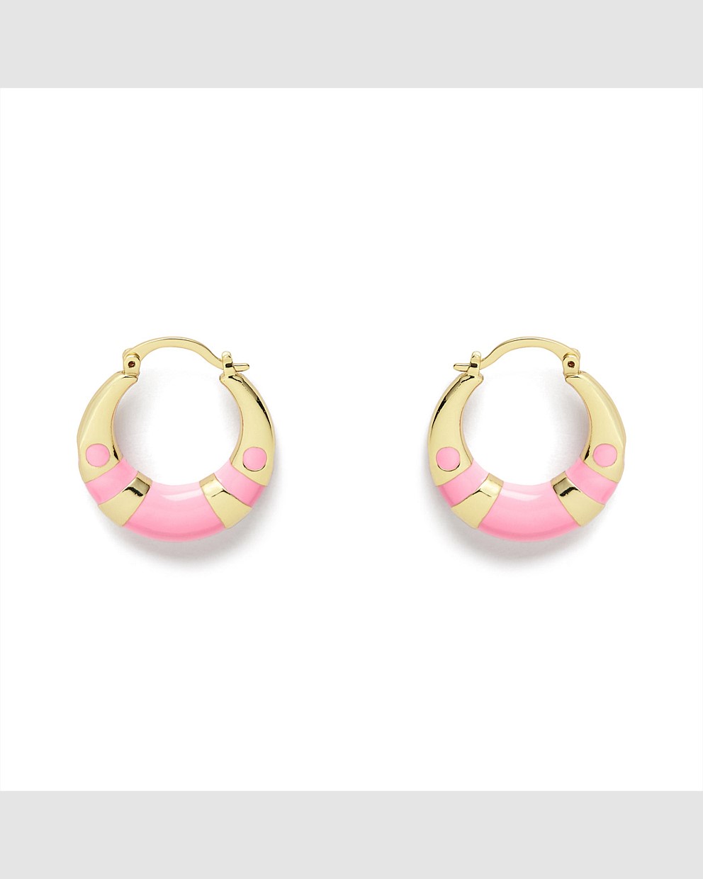 LUSTRE HOOP EARRINGS
