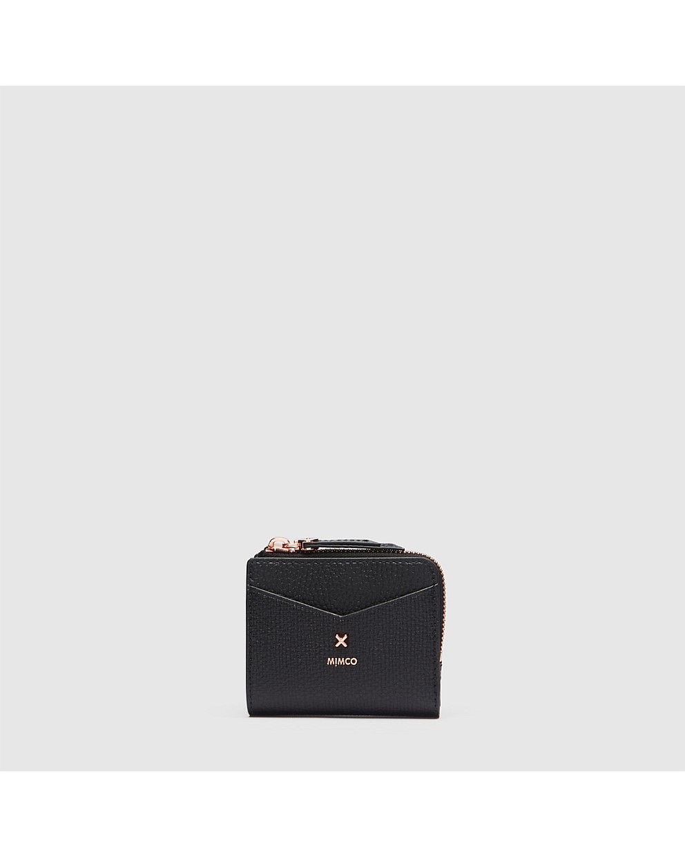 Black Rose Gold DVINE SMALL WALLET Coin Purses Mimco