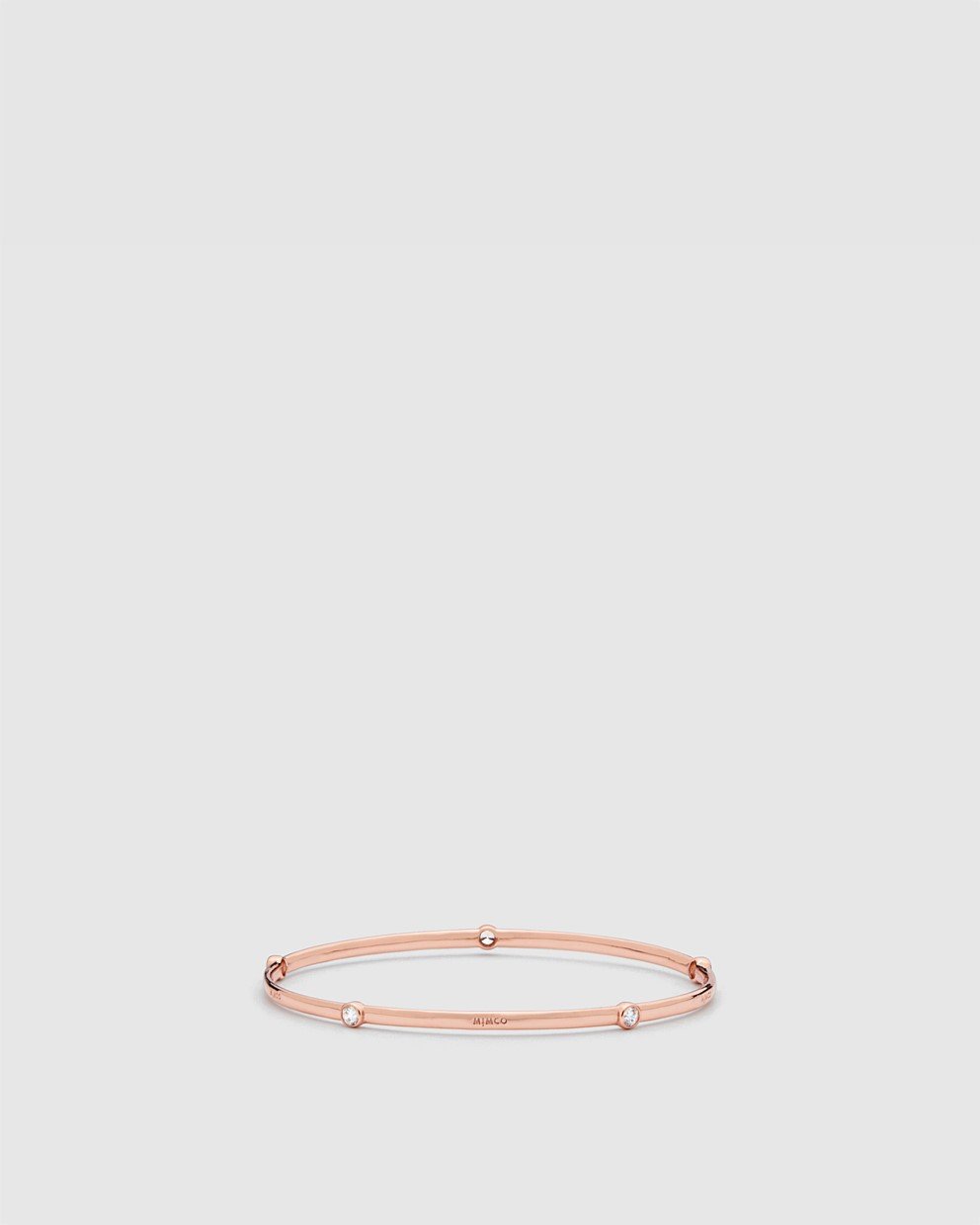 Rose Gold rotate sterling silver bangle Bracelets & Bangles Mimco