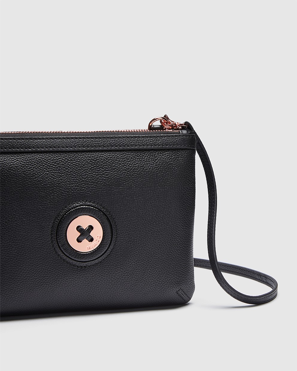 Black Rose Gold MimMazing Duo Cross Body Bag Crossbody Bags Mimco