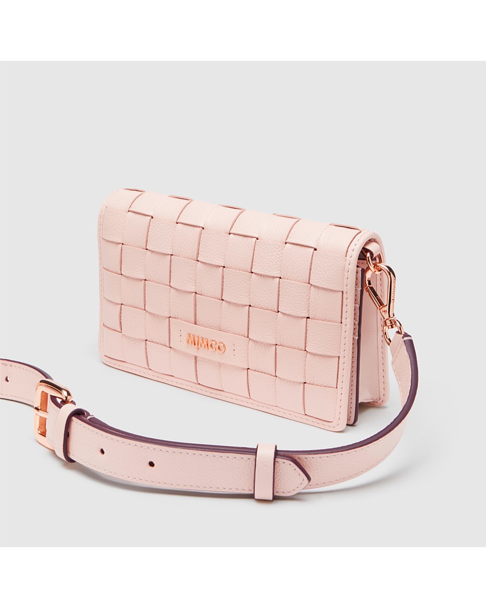 Peony Pink Believer Wallet Cross Body Bag Crossbody Bags Mimco