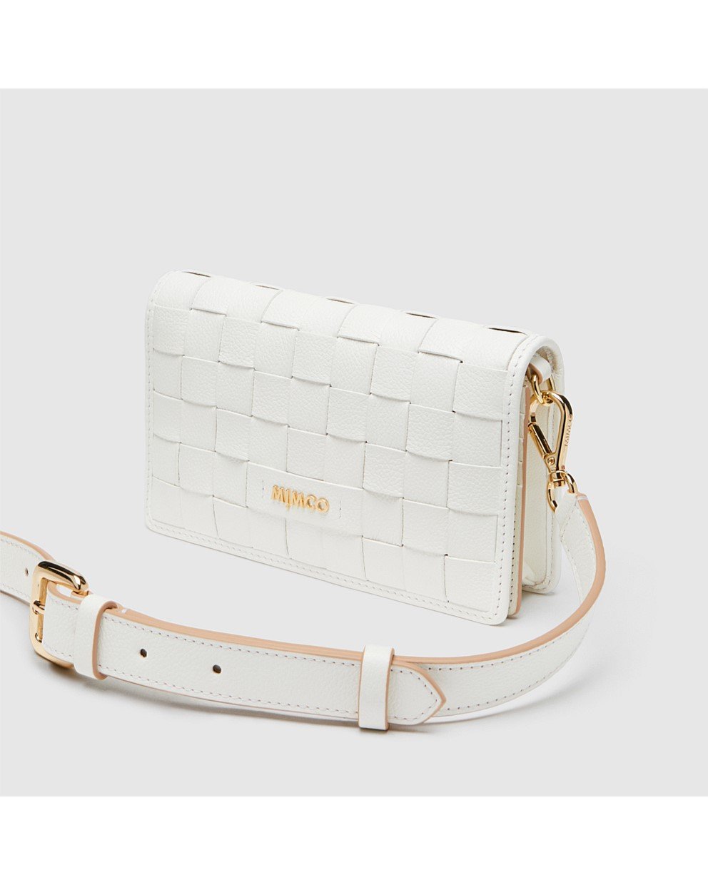 White Believer Wallet Cross Body Bag Crossbody Bags Mimco