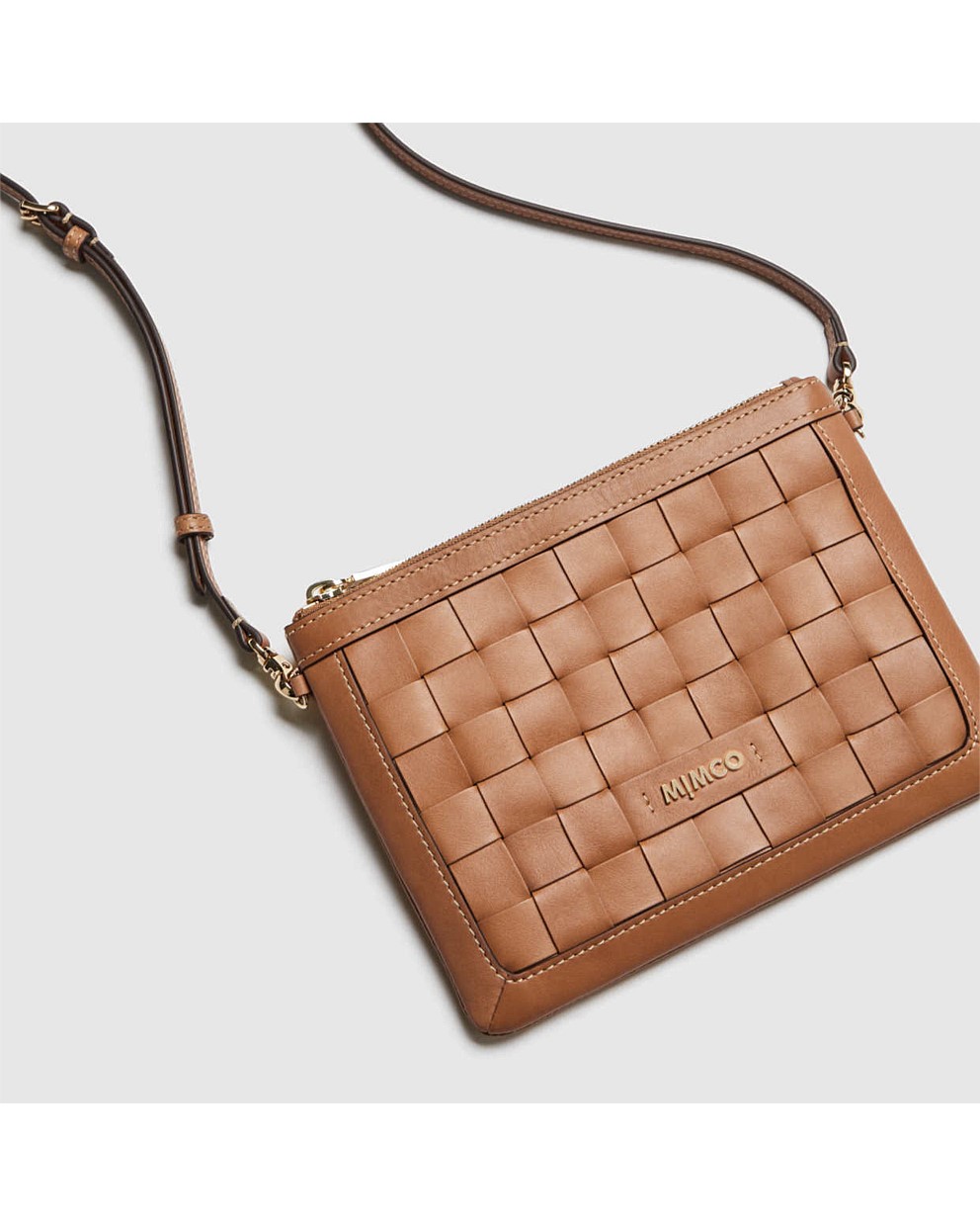 Caramel Believer Medium Pouch Cross Body Bag Crossbody Bags Mimco