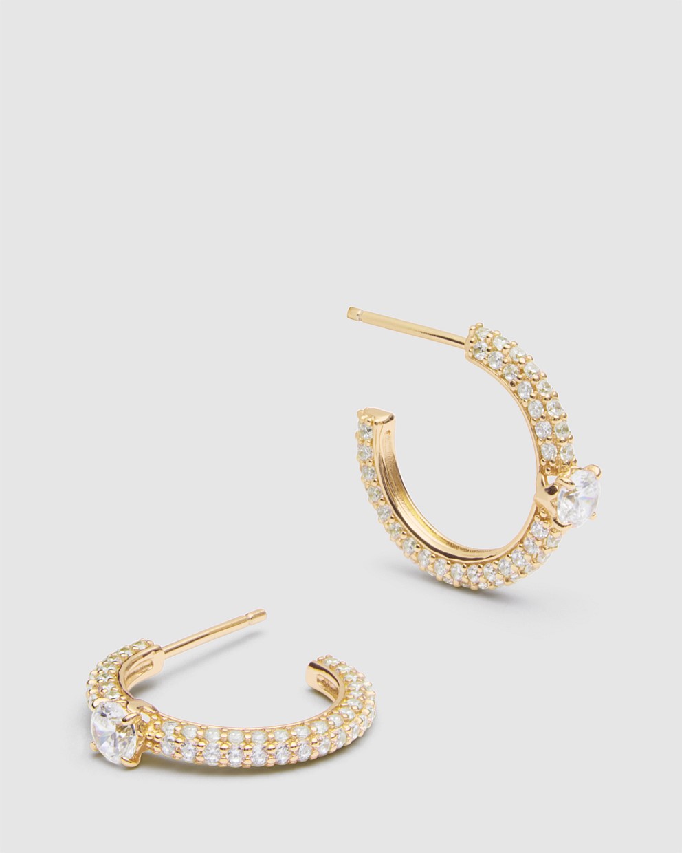 Dia-Mim Hoop Earrings