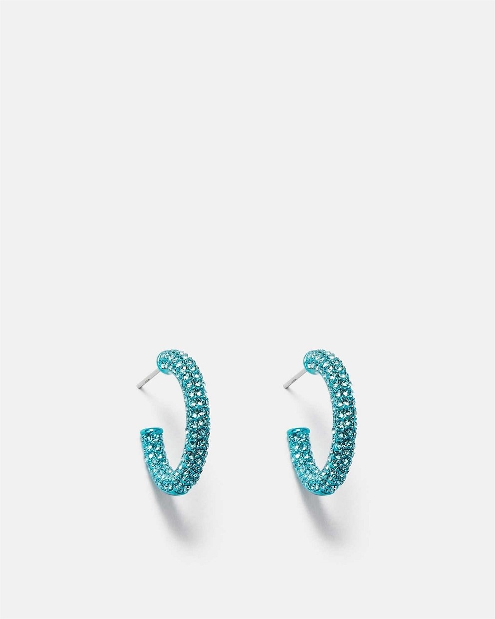 Splendid Pave Hoop Earrings