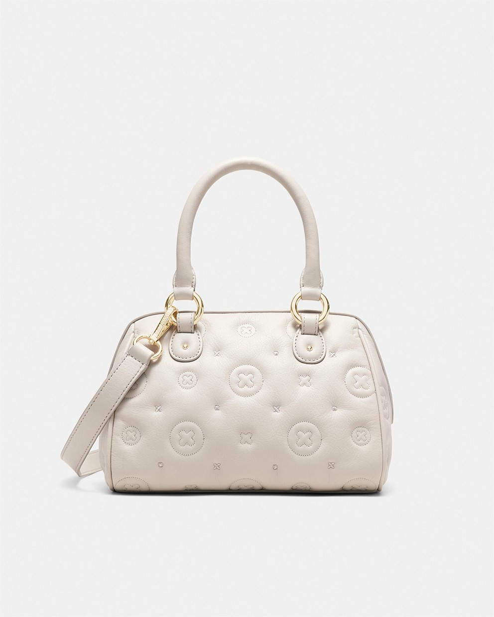 Flashback Leather Bowler Crossbody Bag